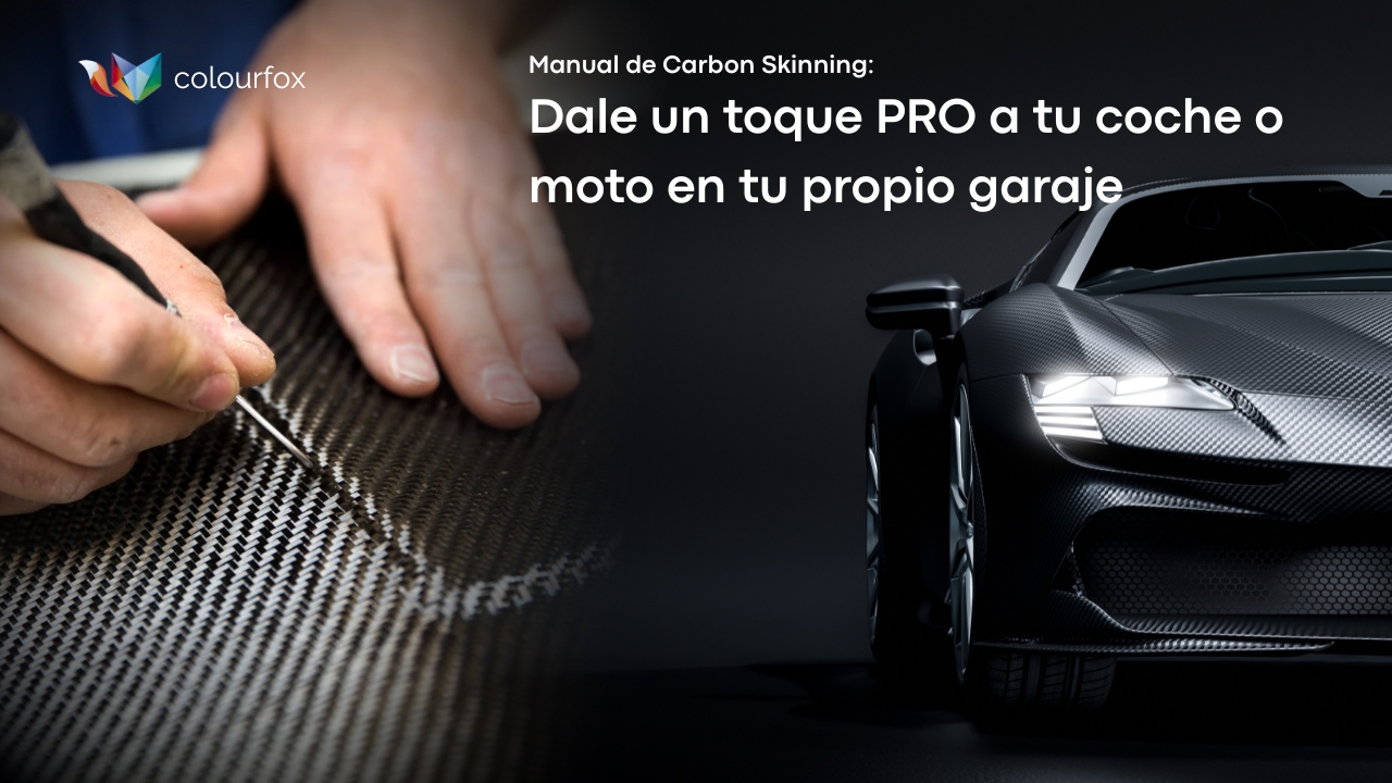 Manual de Carbon Skinning: Dale un toque PRO a tu coche o moto en tu propio garaje